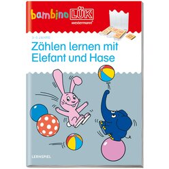 bambinoLK Zhlen lernen mit Elefant und Hase, Heft, 3-5 Jahre