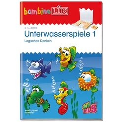 bambinoL�K Unterwasserspiele 1, �bungsheft, 3-5 Jahre