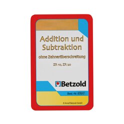 Addition/Subtraktion bis 20 ohne Zehnerberschreitung, Kartensatz, 6-8 Jahre