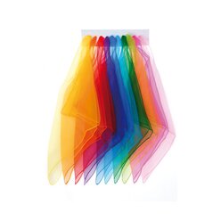 Jongliertücher - 10 Farben, 40 x 40 cm, ab 3 Jahre