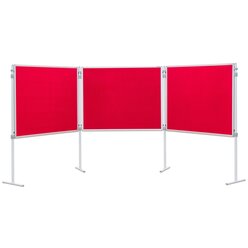 Compra Profi-Stellwnde Komplett-Set A: Tafelreihe, Stoffbezug rot
