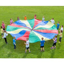Fallschirm-Schwungtuch,  7,3m, 18 Schlaufen mit Loch