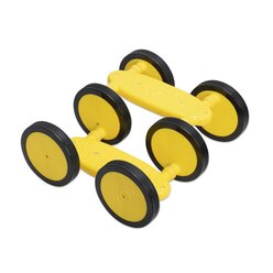 Maxi-Roller gelb, Doppel-Pedalroller, ab 5 Jahre
