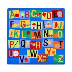 Spielteppich Buchstaben-Quadrat, 3-6 Jahre