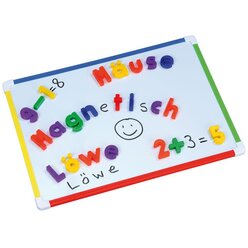 Kleines Whiteboard bunt, magnetisch, 28 x 40 cm, 5-8 Jahre