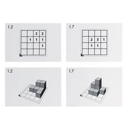 Cubo Set 1, Aufgabenkarten (ohne Holzwrfel), 4-14 Jahre