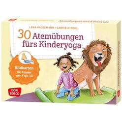 30 Atembungen frs Kinderyoga, Bildkarten fr Kinder von 4 bis 10