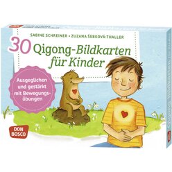 30 Qigong-Bildkarten fr Kinder, ab 4 Jahre