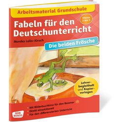 Arbeitsmaterial Grundschule. Fabeln fr den Deutschunterricht. Die beiden Frsche, Heft, Klasse 2 bis 5