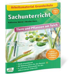 Arbeitsmaterial Tiere und Pflanzen am Teich, Heft, 6 bis 10 Jahre