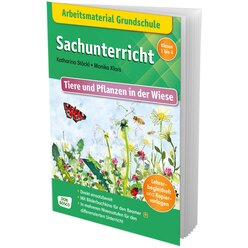 Arbeitsmaterial Sachunterricht Wiese, Heft, 6 bis 10 Jahre