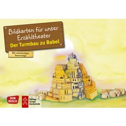 Kamishibai Bildkartenset - Der Turmbau zu Babel, 3-8 Jahre
