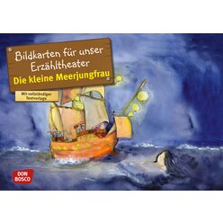 Kamishibai Bildkartenset - Die kleine Meerjungfrau, 4-8 Jahre