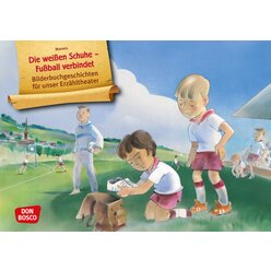 Kamishibai Bildkartenset - Die weien Schuhe  Fuball verbindet, 5-10 Jahre