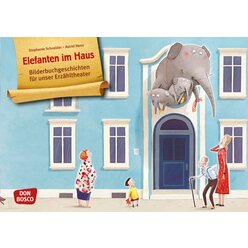 Kamishibai Bildkartenset - Elefanten im Haus, 3-8 Jahre