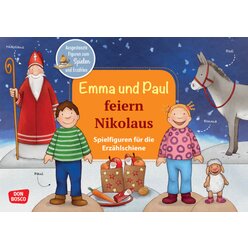 Emma und Paul feiern Nikolaus, Spielfiguren fr die Erzhlschiene, 1 bis 5 Jahre