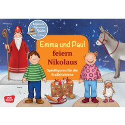 Emma und Paul feiern Nikolaus, Spielfiguren fr die Erzhlschiene, 1 bis 5 Jahre