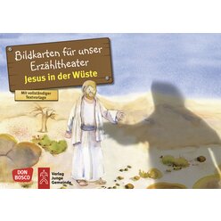 Kamishibai Bildkartenset - Jesus in der Wste, 3-8 Jahre