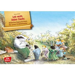 Kamishibai Bildkartenset - Leb wohl, lieber Dachs, 4-8 Jahre