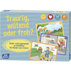 Traurig, wtend oder froh? Karten, 3 bis 6 Jahre