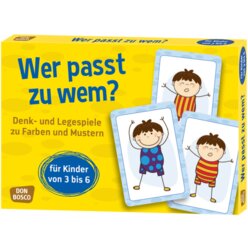 Wer passt zu wem? Karten, 3 bis 6 Jahre