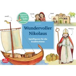 Wundervoller Nikolaus, Spielfiguren fr die Erzhlschiene, ab 2 Jahre