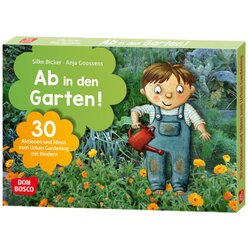 Ab in den Garten!, Bildkarten mit Anregungen, 4-10 Jahre