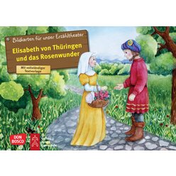 Kamishibai Bildkartenset - Elisabeth von Thringen und das Rosenwunder, 5-10 Jahre