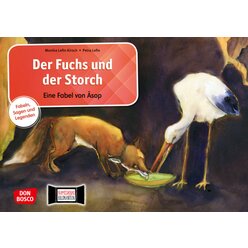 Kamishibai Bildkartenset - Der Fuchs und der Storch. Eine Fabel von sop, 5-11 Jahre