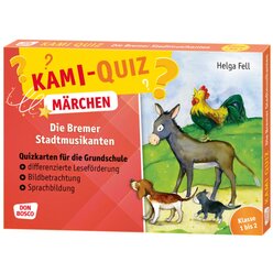 Kami-Quiz Mrchen: Die Bremer Stadtmusikanten, Quizkarten, 6-8 Jahre