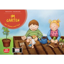 Kamishibai Bildkartenset - Im Garten mit Emma und Paul, 1-5 Jahre