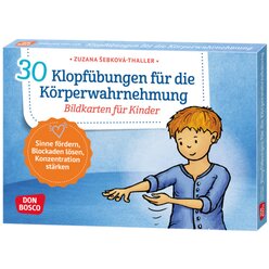 30 Klopfbungen (A5 Karten), 4-10 Jahre