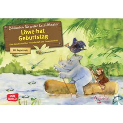 Kamishibai Bildkartenset - Lwe hat Geburtstag, 4-10 Jahre