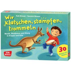 Wir klatschen, stampfen, trommeln, Bildkarten, 1-4 Jahre