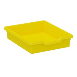 Kunststoffkasten Gre III gelb, 31 cm breit, 37 cm tief, 7,5 cm hoch