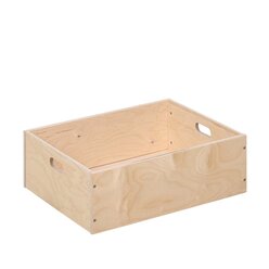 Aufbewahrungsbox klein aus Holz, 15 x 46 x 38 cm