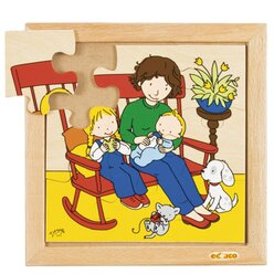 Baby-Puzzle - fttern, 9 Teile, ab 3 Jahre