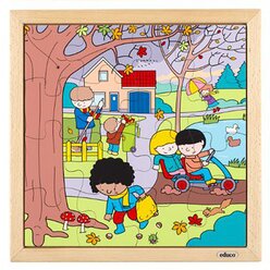 Jahreszeiten Puzzle Herbst, 3-5 Jahre