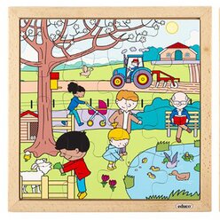 Jahreszeiten Puzzle Frhling, 3-5 Jahre