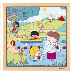 Jahreszeiten Puzzle Sommer, 3-5 Jahre