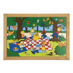 Puzzle Kinderaktivitten - Picknick, ab 3 Jahre