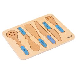 Kchenhelfer-Set aus Holz, 7 Teile, ab 3 Jahre