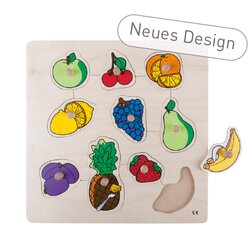 Steckpuzzle Obst, ab 3 Jahre