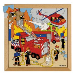 Thema-Puzzle Strae - Feuer, ab 4 Jahre