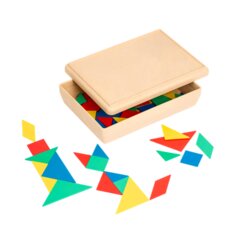 Tangram in ReWOOD-Box, Legespiel