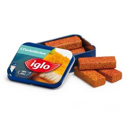 Fischstbchen von Iglo in der Dose, Holzspielzeug, ab 3 Jahre