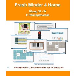 Fresh Minder 4 Home Software, 1-Platz Lizenz - Übungen 30-37 auf CD-ROM