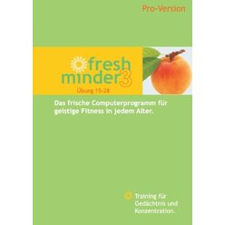 Fresh Minder 3 Pro Software, 1-Platz Lizenz - bungen 15-29 auf CD-Rom