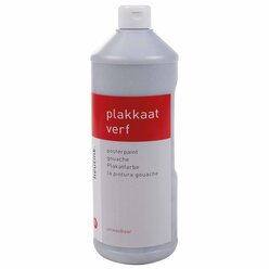 Gouache - Interpaint - 1 Liter - Silber