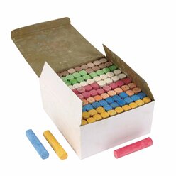 Straenmalkreide-Box, 100 Stck gemischt